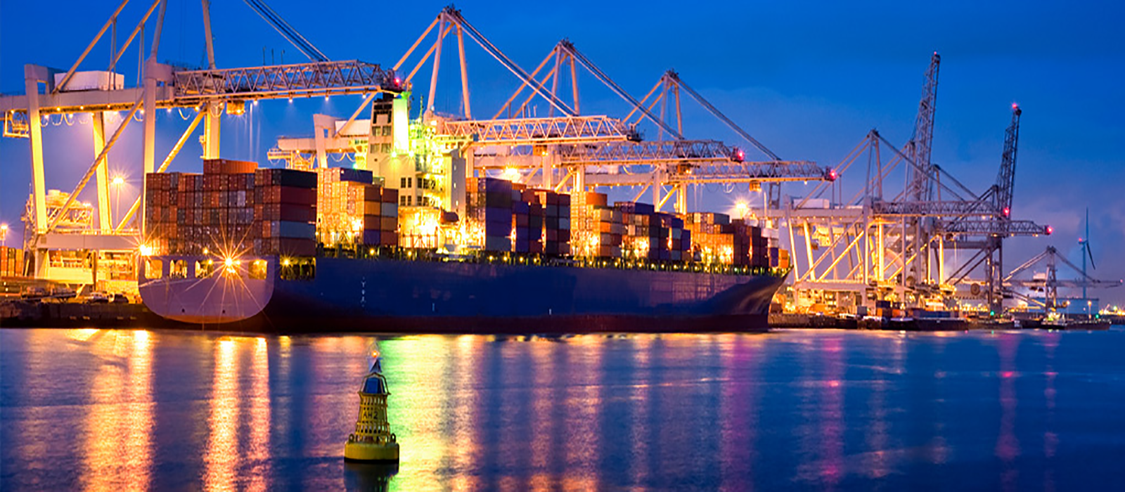 Chittagong Night Sea Port